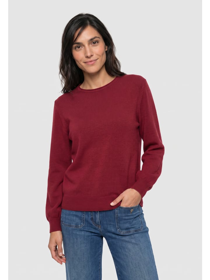 Strickpullover in Ruby Red