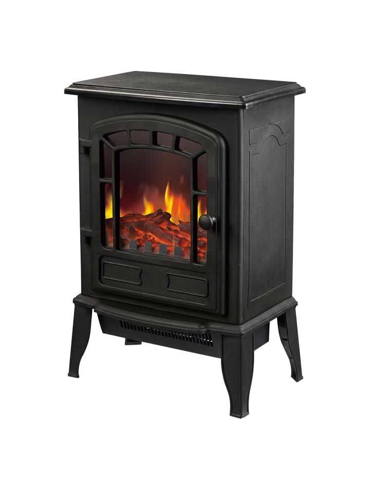 Elektrokamin in Schwarz - (B)39 x (H)56,5 x (T)24 cm