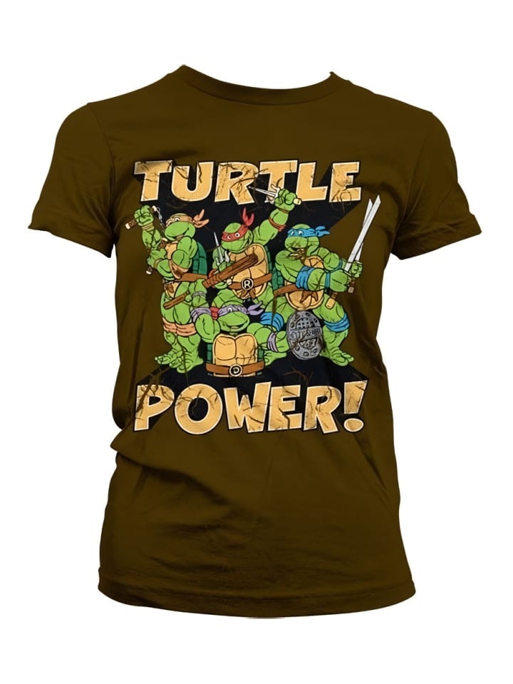Shirt in Braun