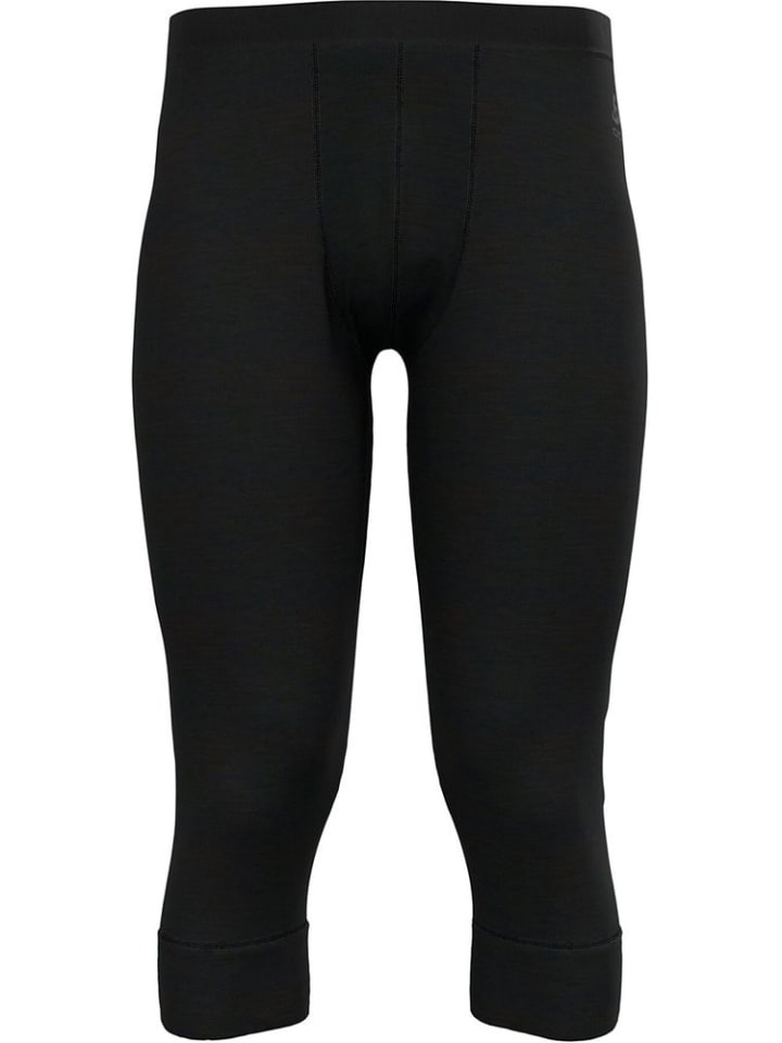 Leggings "Bl Bottom 3/4 Merino 200" in Schwarz