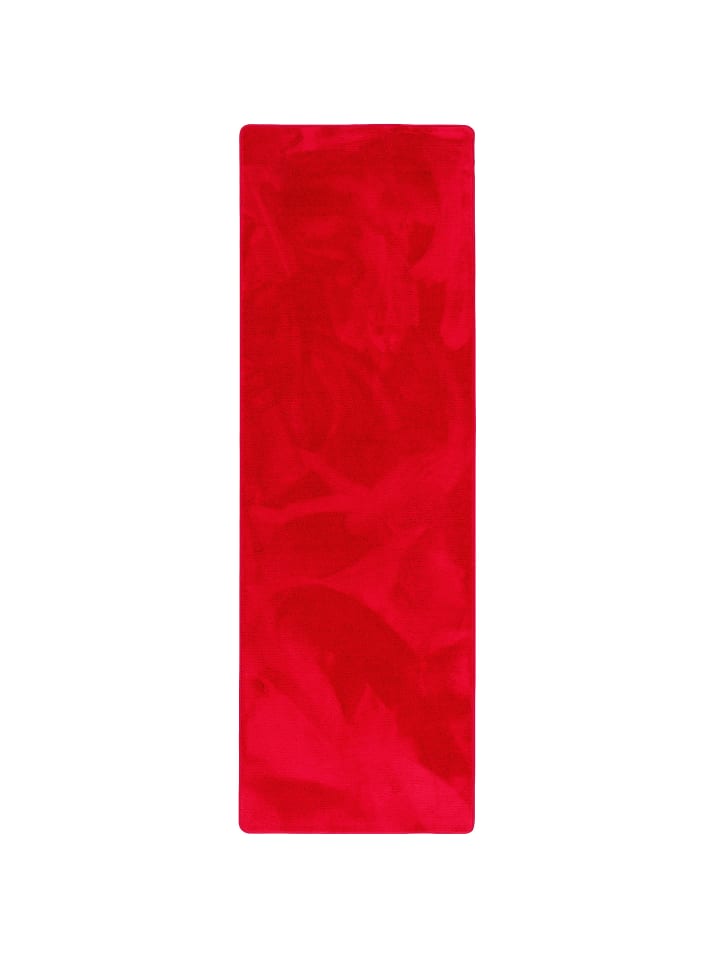 Hochflor-Läufer Deluxe in rot