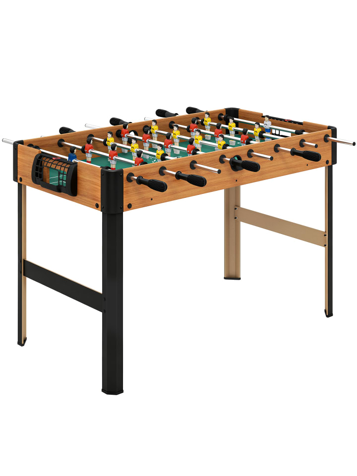 Tischkicker,118L x 104B x 69H cm,Braun