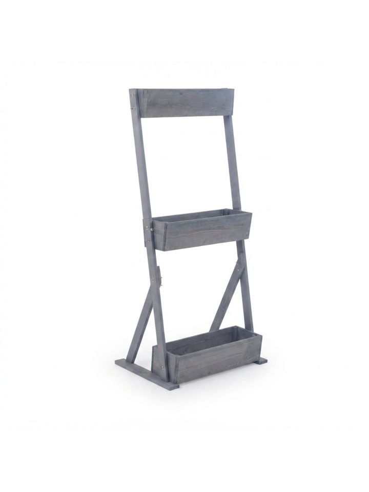 Vertikalbeet in Grau - (B)60 x (H)140 x (T)50 cm