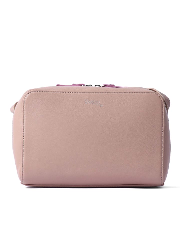Leder-Umhängetasche Estem 1 in peach