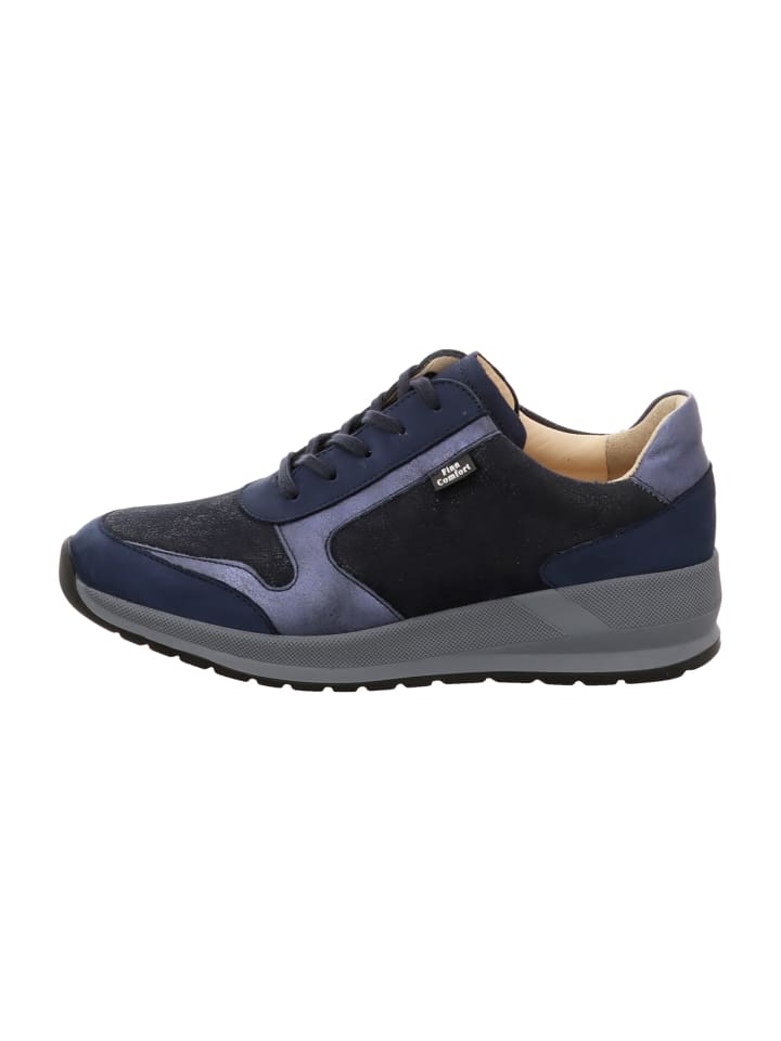 Komfort Schnürschuhe in Blau
