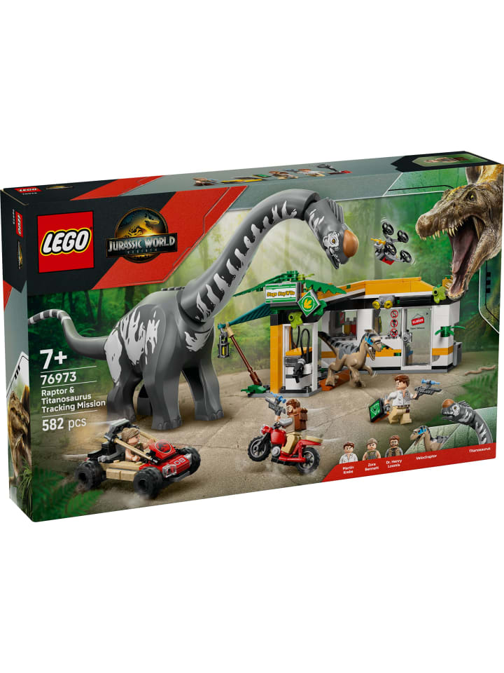 Jurassic World 76973 Raptor & Titanosaurus: Große Fährtensuche