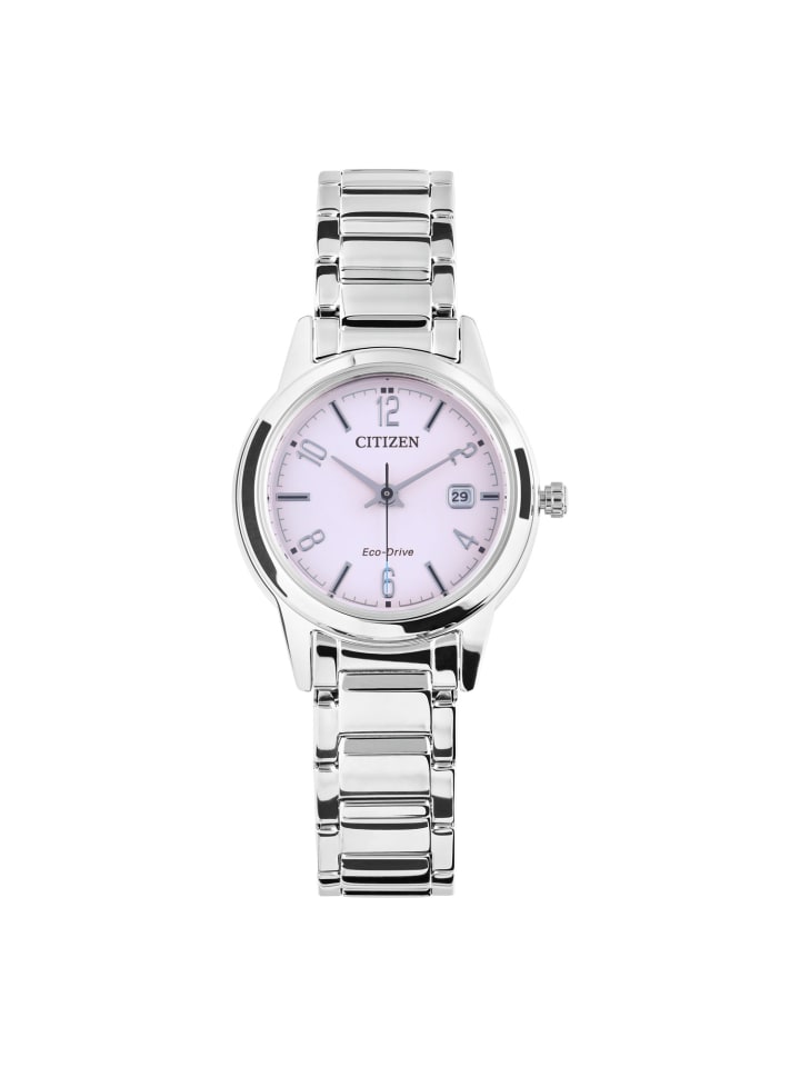 Stahl Quarzuhr Citizen Silber
