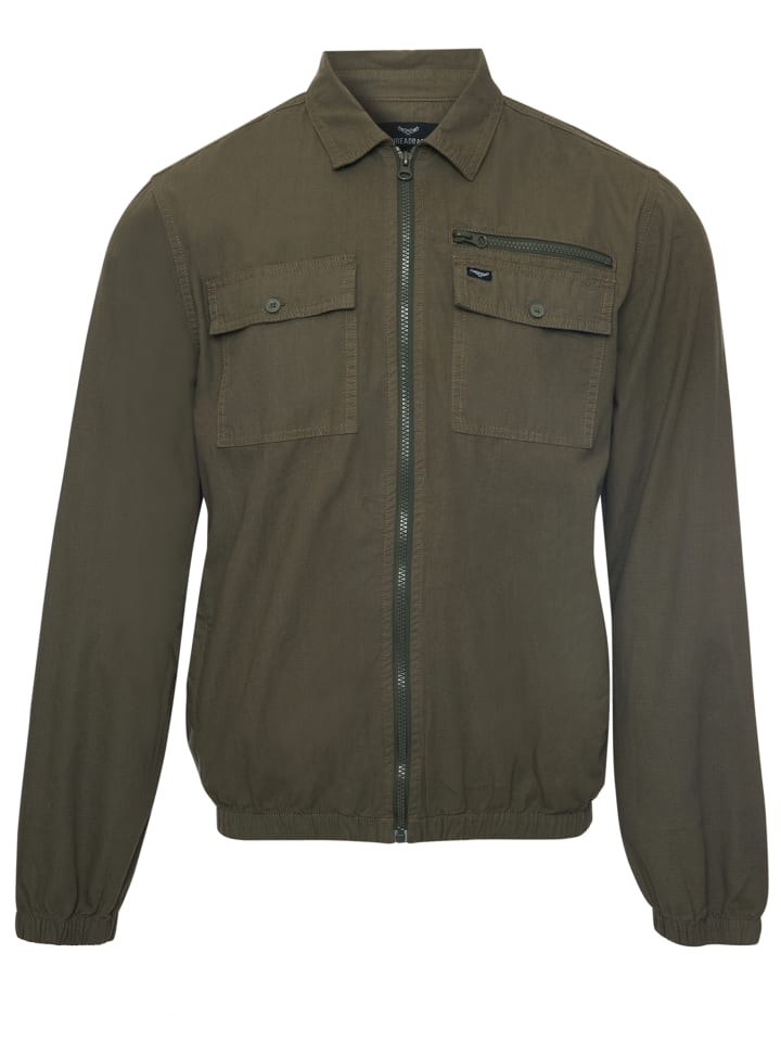 Übergangsjacke THB Shacket Chaser in Khaki