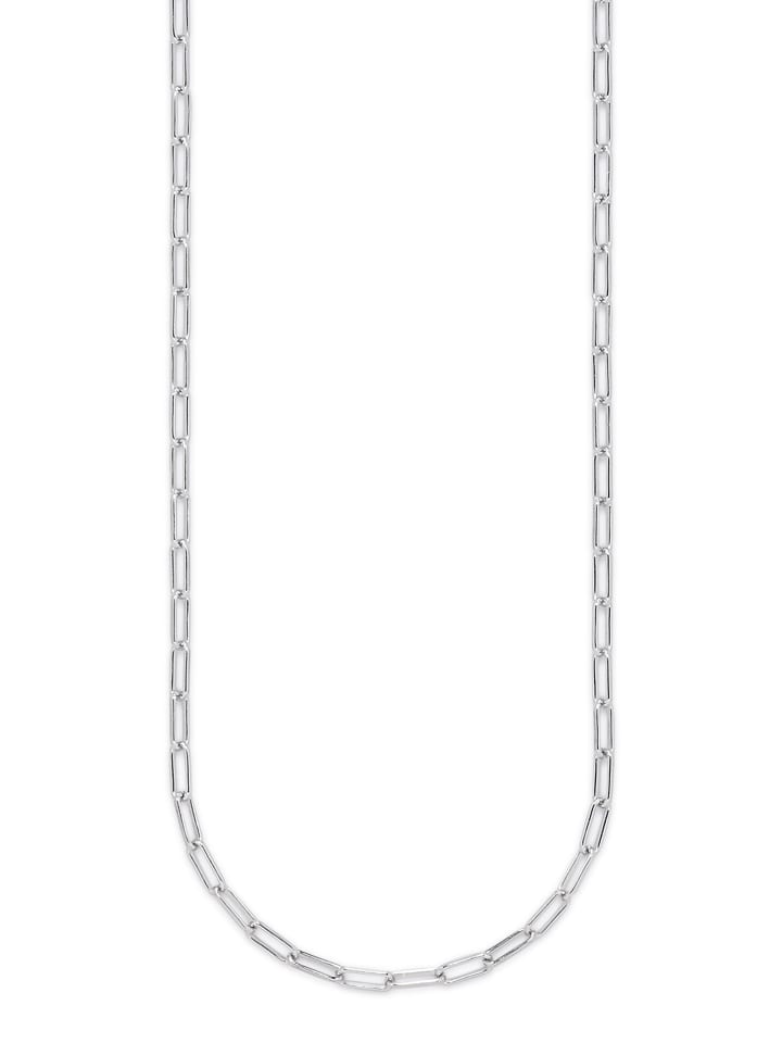Lange Kette in silberfarben