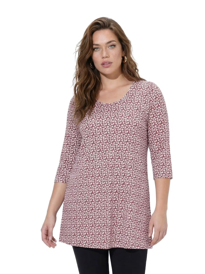 Longshirt in nougatbraun