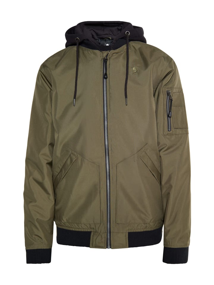 Herren Bomberjacke in Militäroliv