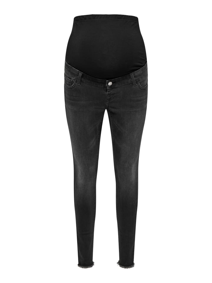 Skinny Jeans in Washed Black