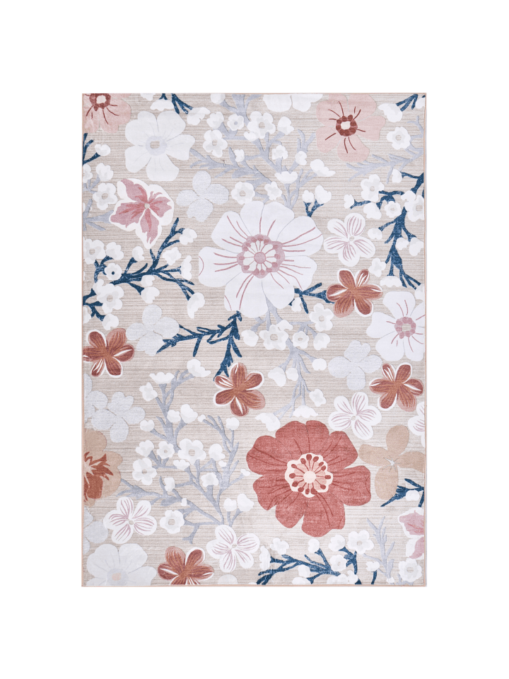 Kurzflor DAZKIRI in Bunt - (W) 140 x (L) 200 cm