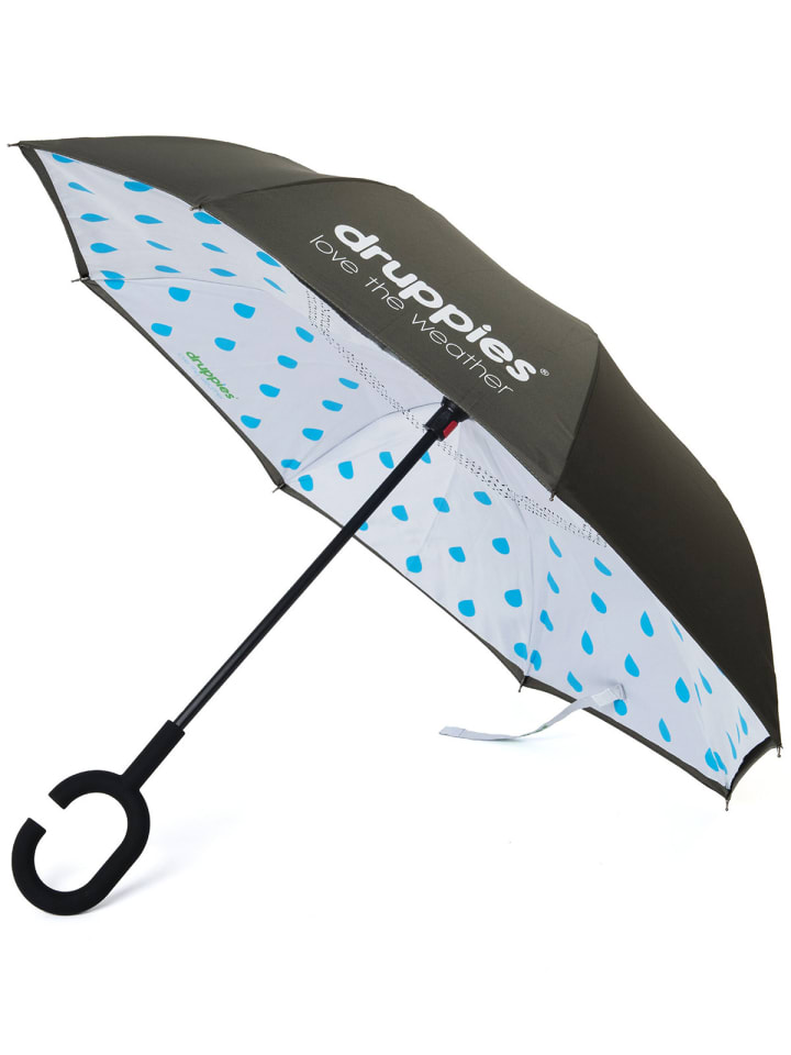 Regenschirm Regenschirm in donkergrijs in donkergrijs
