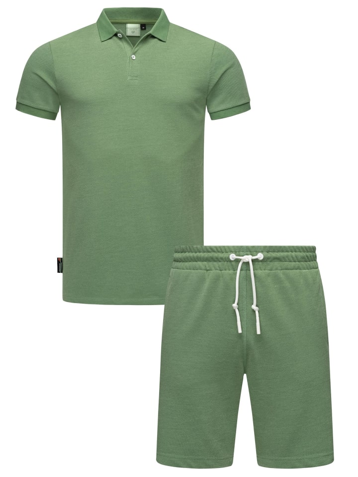 Poloshirt Set Porpi in Dusty Green
