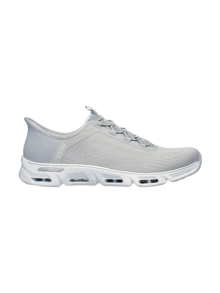 Sportliche Slipper in Grau