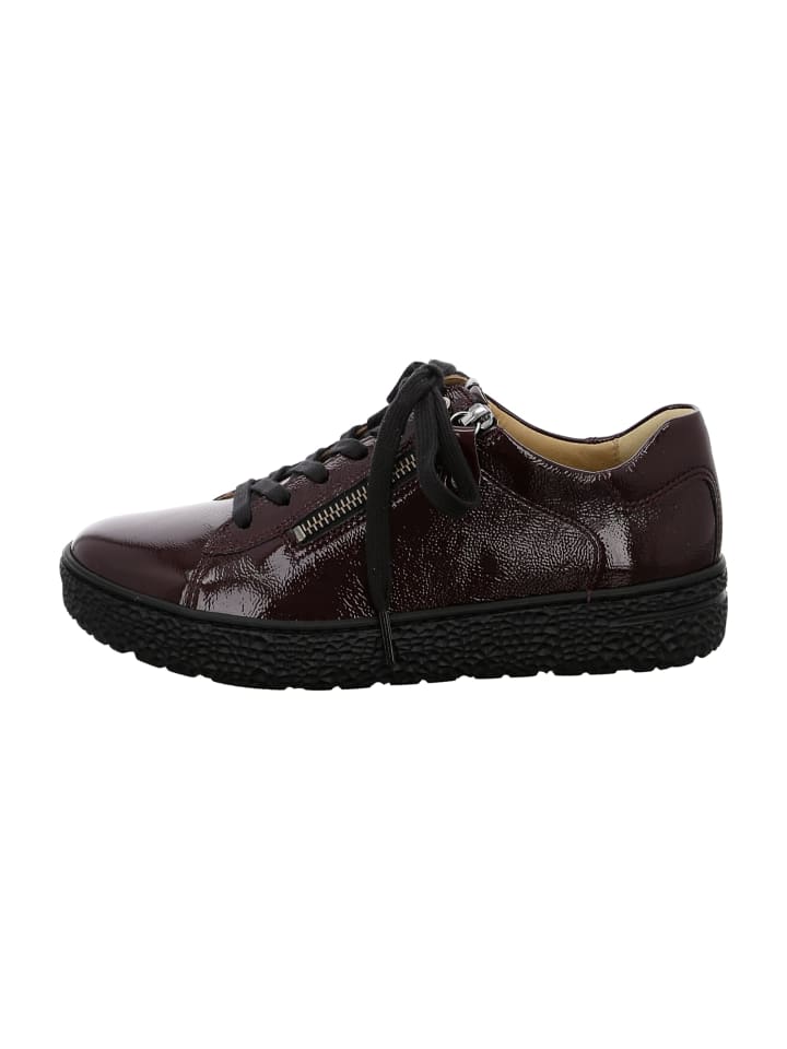 Komfort Schnürschuhe in Rot