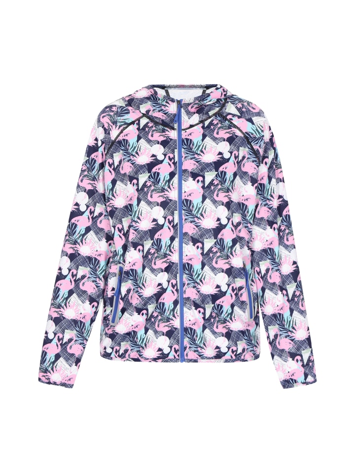 Women Jacket in Navy Multicolor
