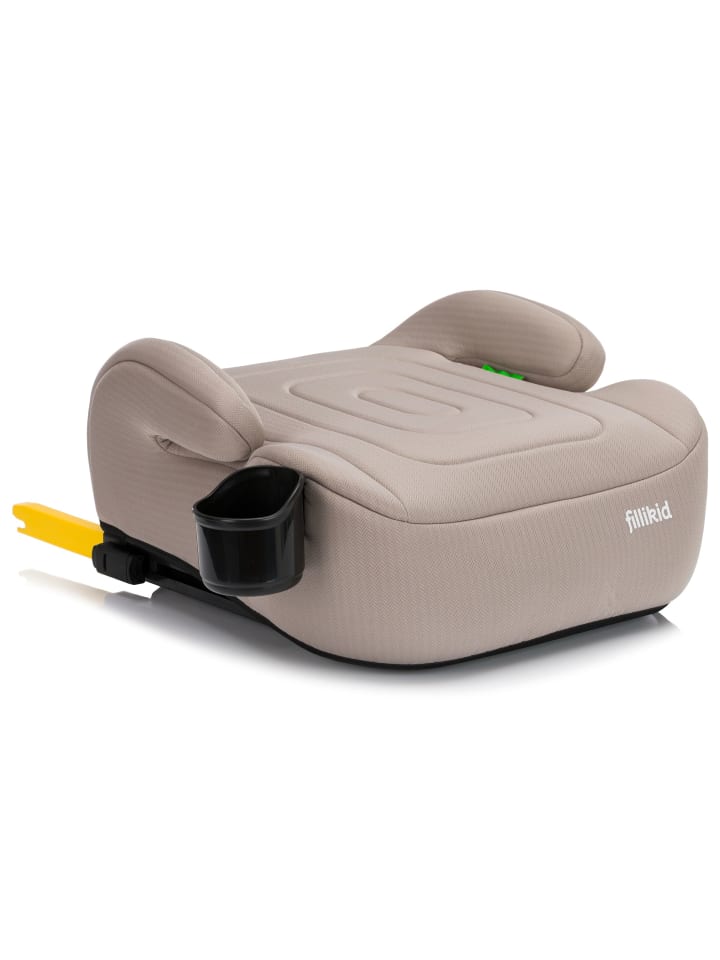 Sitzerhöhung mit verlängerbarer Isofix i-size Exklusiv in Natur
