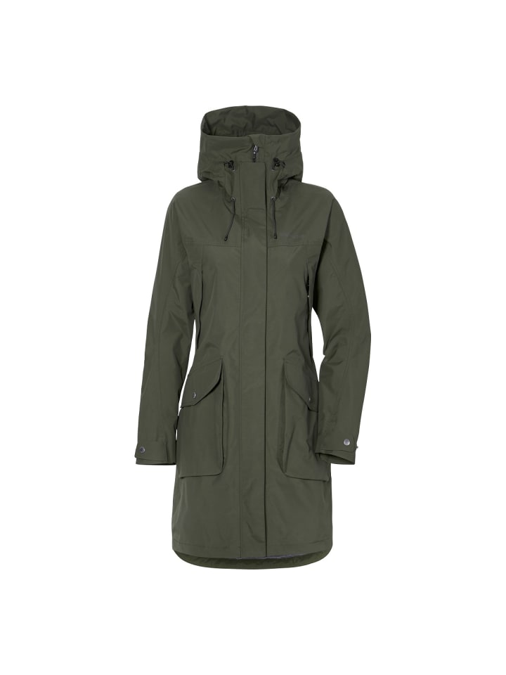 Parka Thelma in deep green