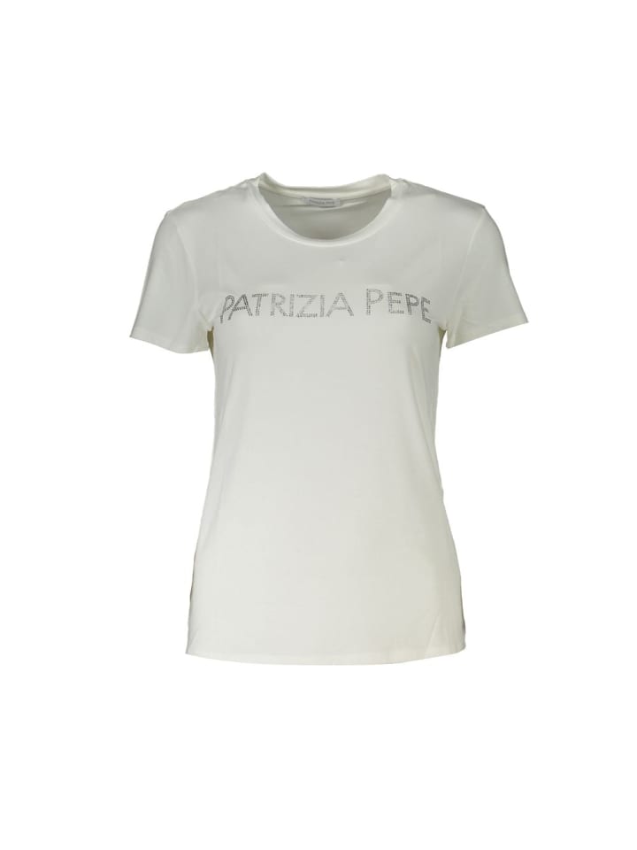 Weiß Bio Baumwolle Damen T-Shirt