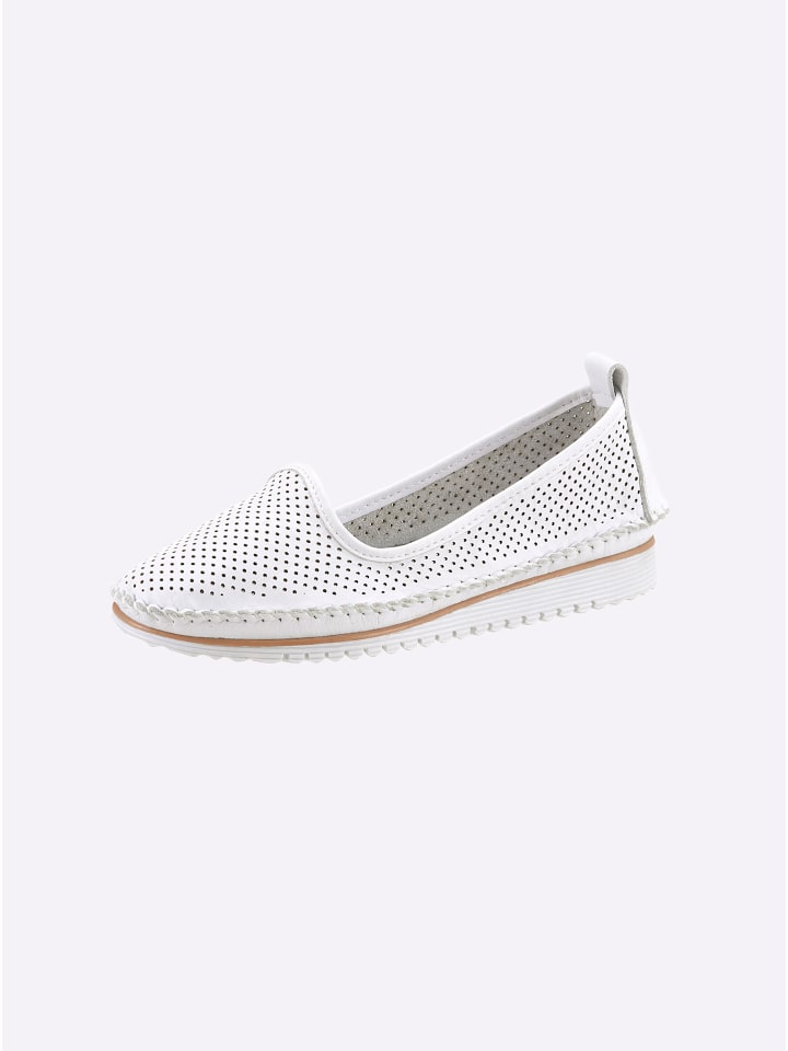 Slipper in weiß