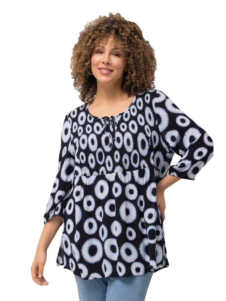 Bluse in marine