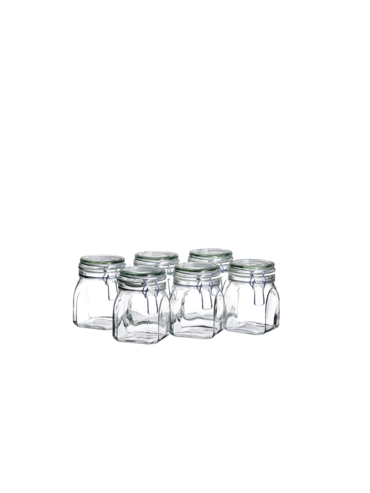 Einmachglas mit Deckel, 75 cl GOTHIKA in Transparent