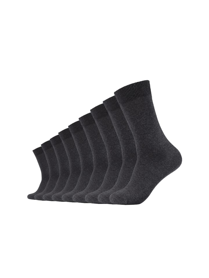 Socken 9er Pack anthracite melange