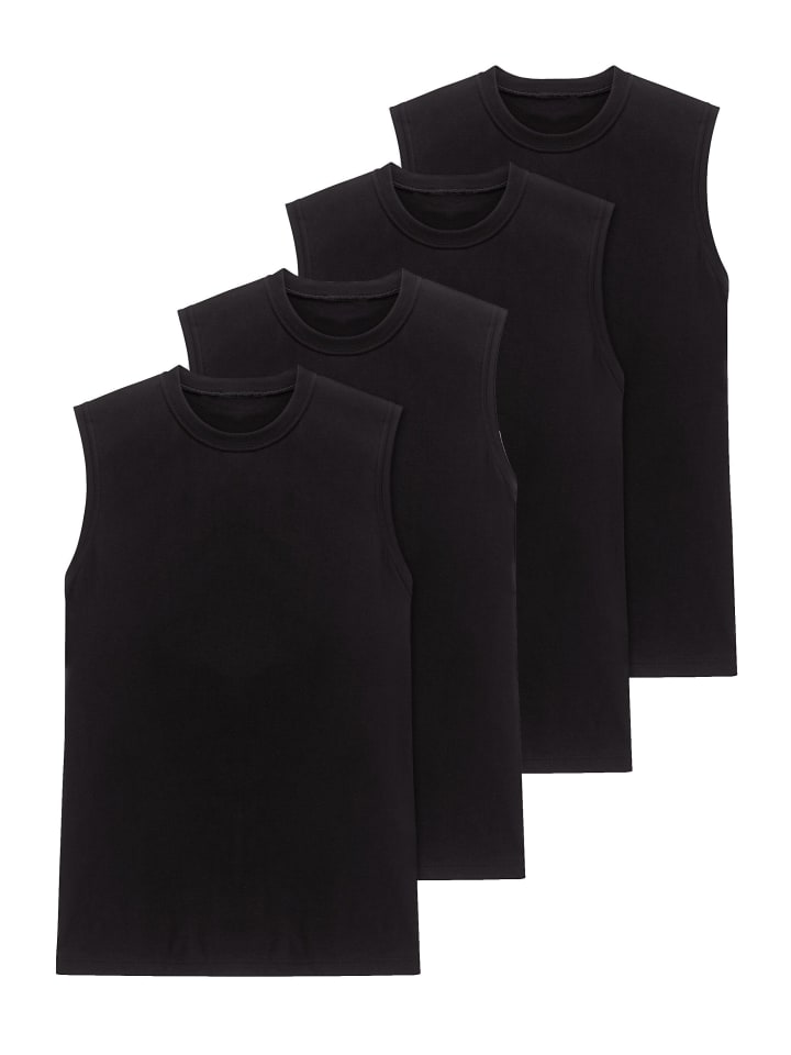 Unterhemd / Tanktop Essentials in Schwarz
