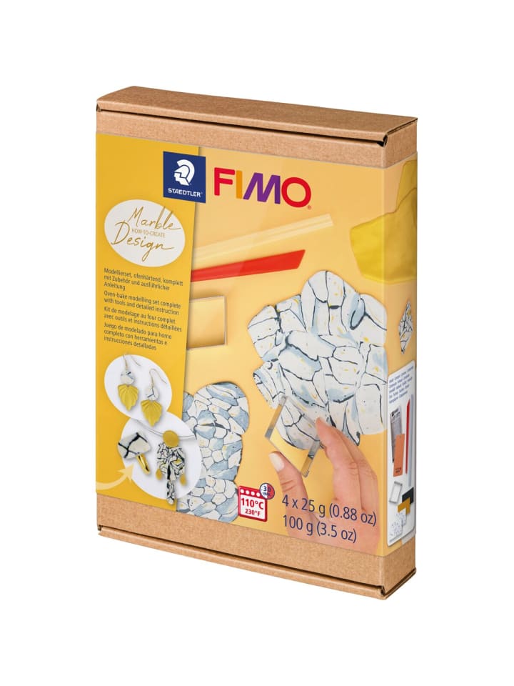 Modelliermasse Set Fimo HtC marmor desig