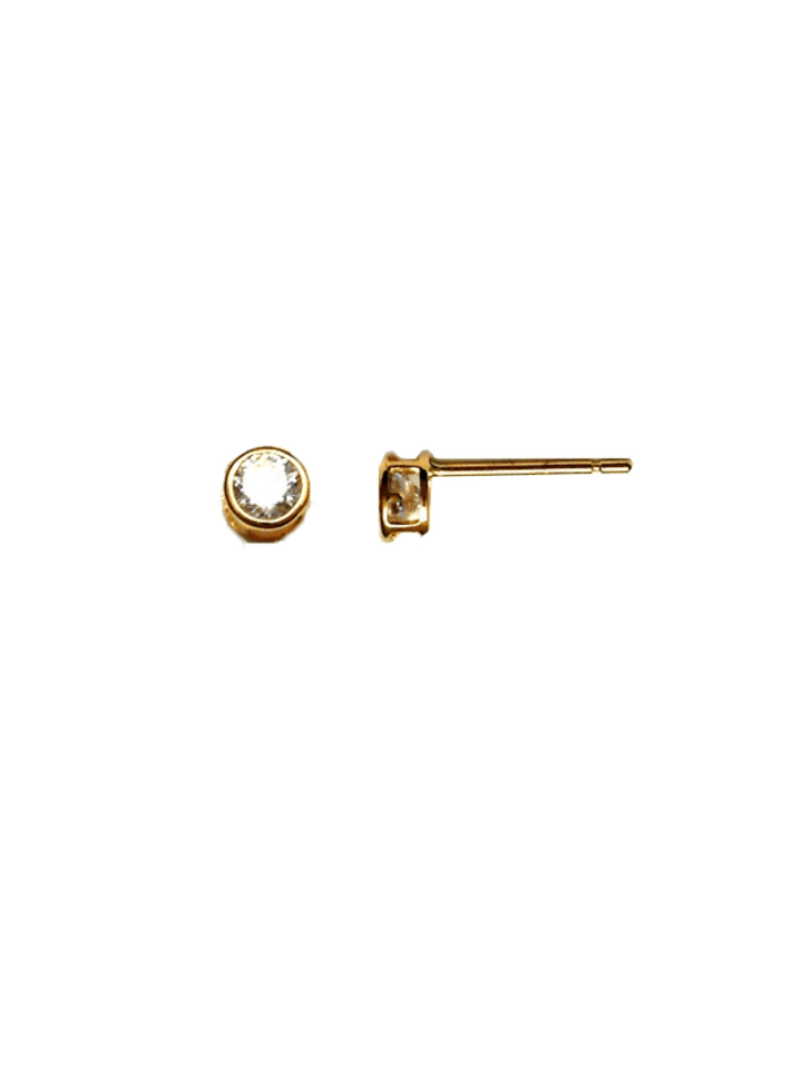 585 Gold Ohrringe Rund