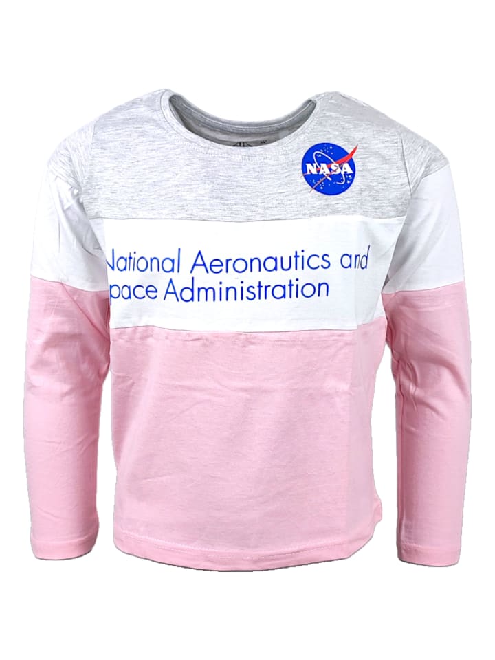 Langarmshirt NASA in Bunt