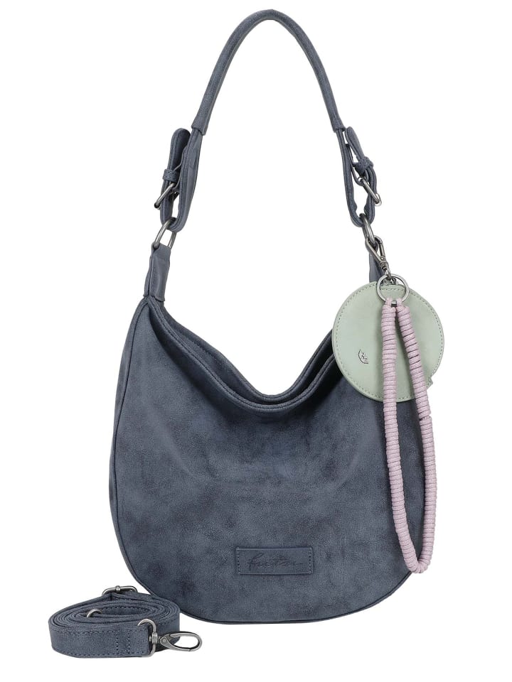 Schultertasche Fritzi Hobo in True Blue
