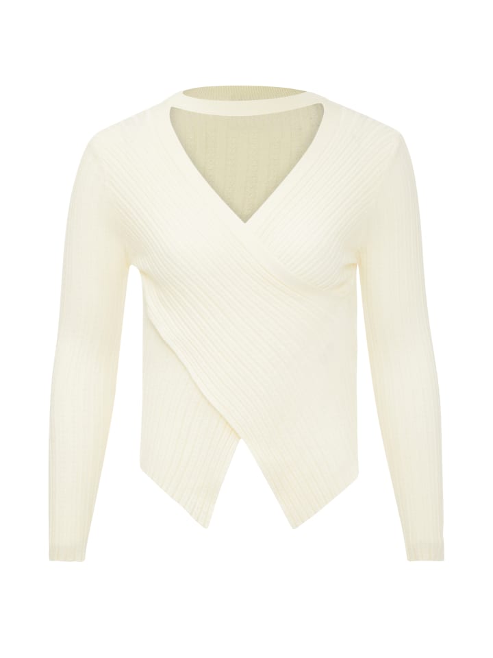 Women Sweater in Wollweiss