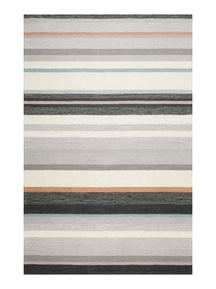 Teppich "Sally" in Grau Multi/Creme Weiß/Multi