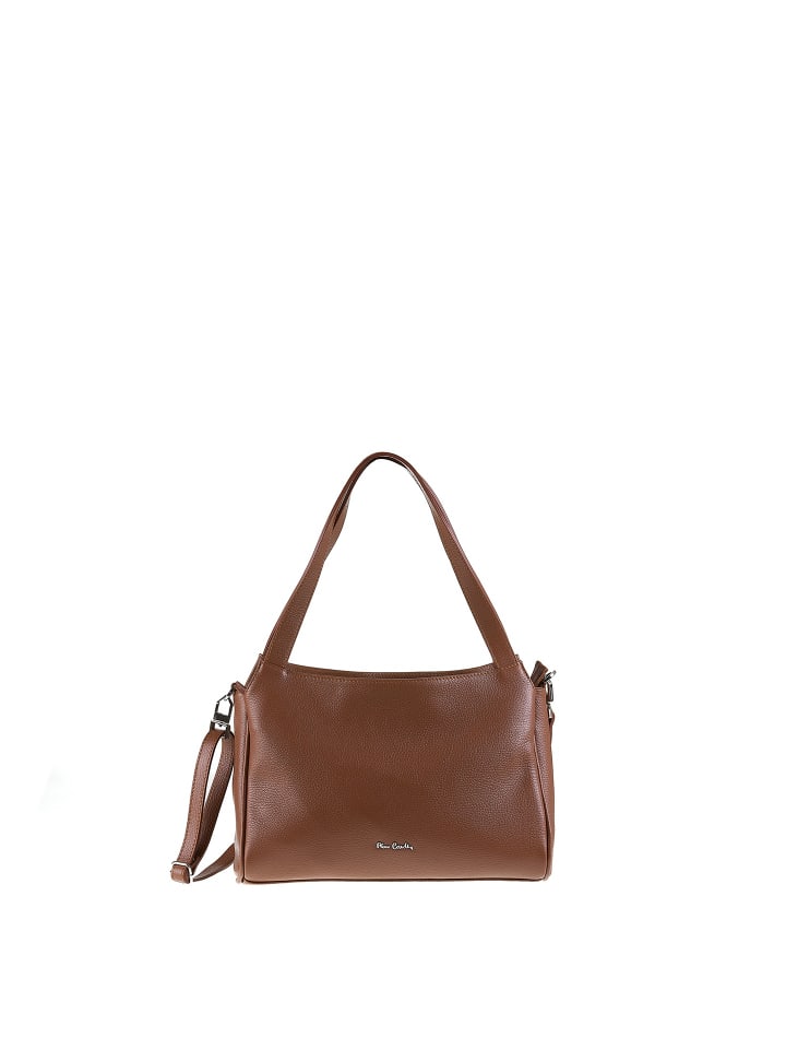 Schultertasche in COGNAC