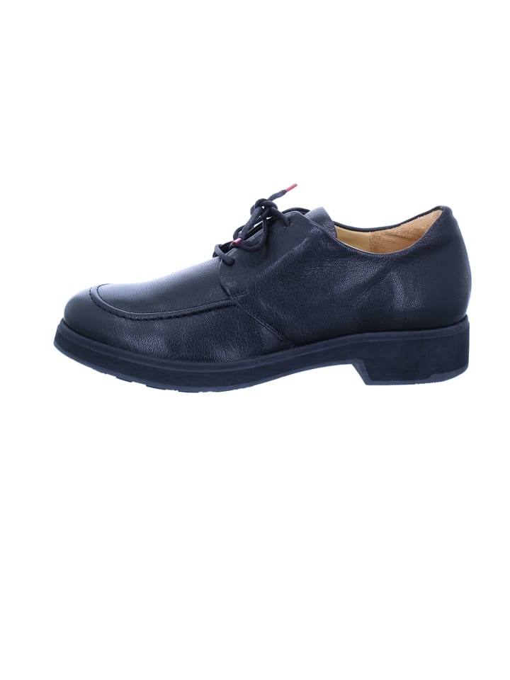 Komfort Schnürschuhe in Schwarz