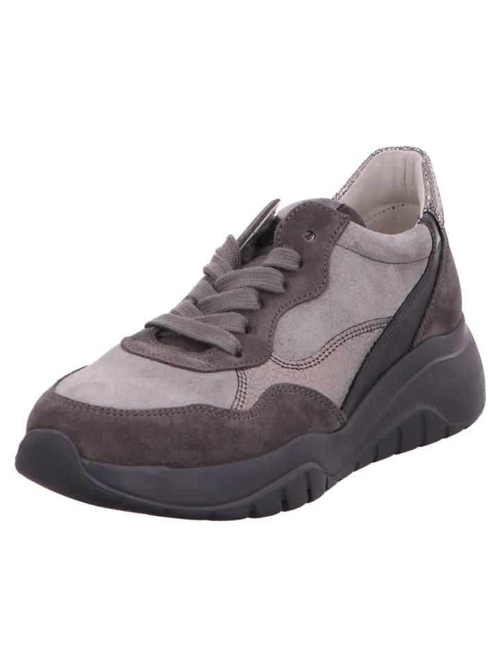 Schnürschuh in grau