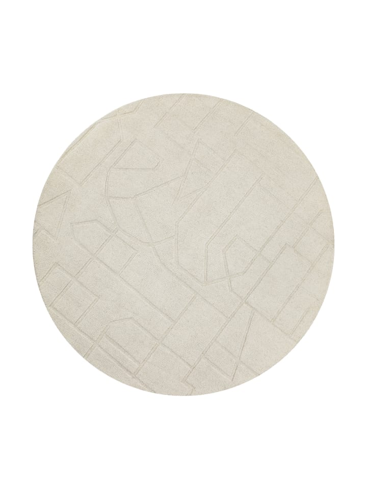 Kurzflorteppich Hamptons TWENTYEIGHT in creme weiß