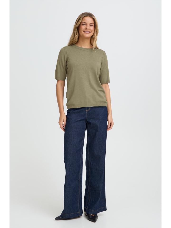 Halblange Ärmel FRMARY Regular fit in SMOKEY OLIVE
