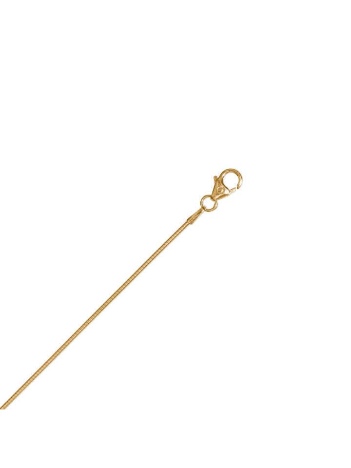Halskette Tonda rund Reif aus 333 Gelbgold Ø 1,00 mm in gold