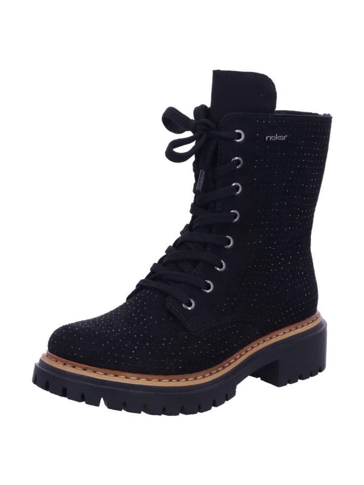 Damen Winterschuhe warm in Schwarz
