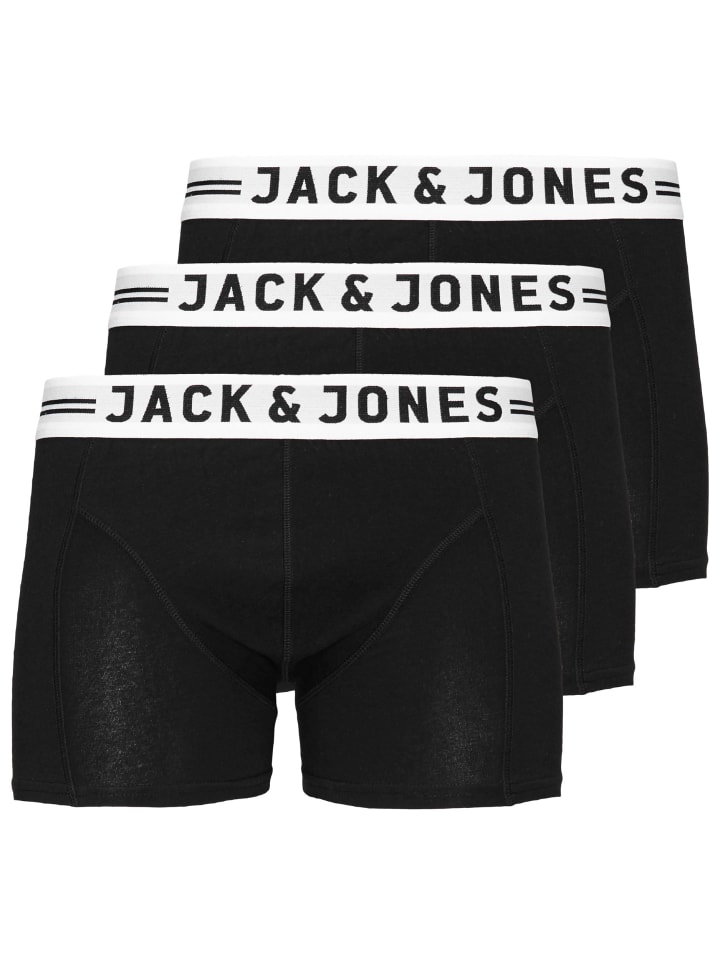 3er Pack Boxershorts in black