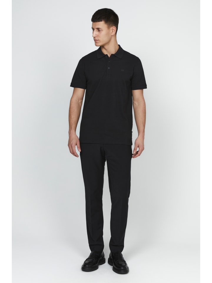 Poloshirt MApoleo Gerade Passform in Black