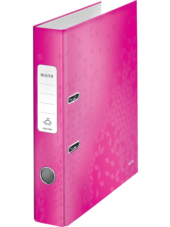 Ordner Wow A4 Kunststoff 52mm pink metallic