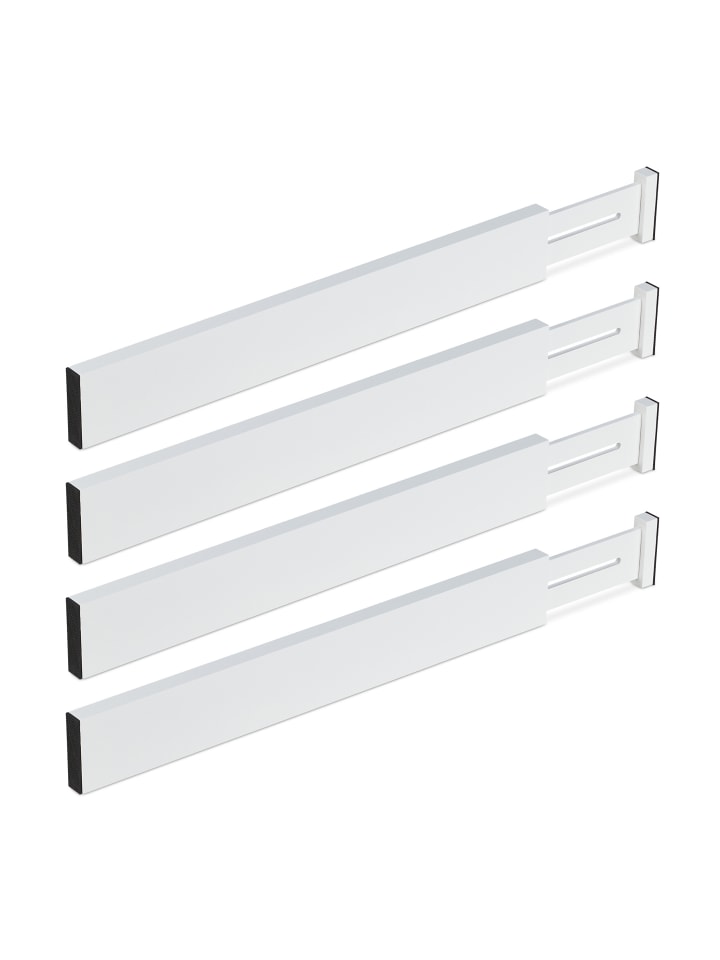4 x Schubladentrenner in Weiß