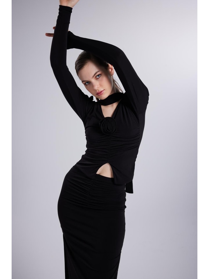 Blouse in Schwarz