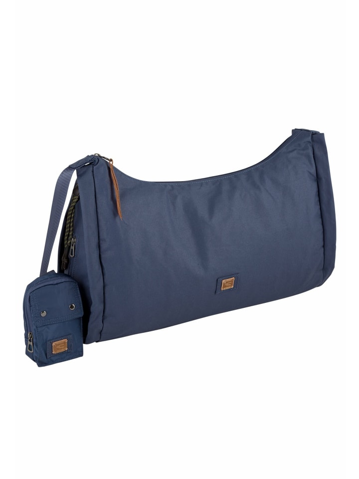 LAONA Hobobag aus Canvas in Dunkelblau