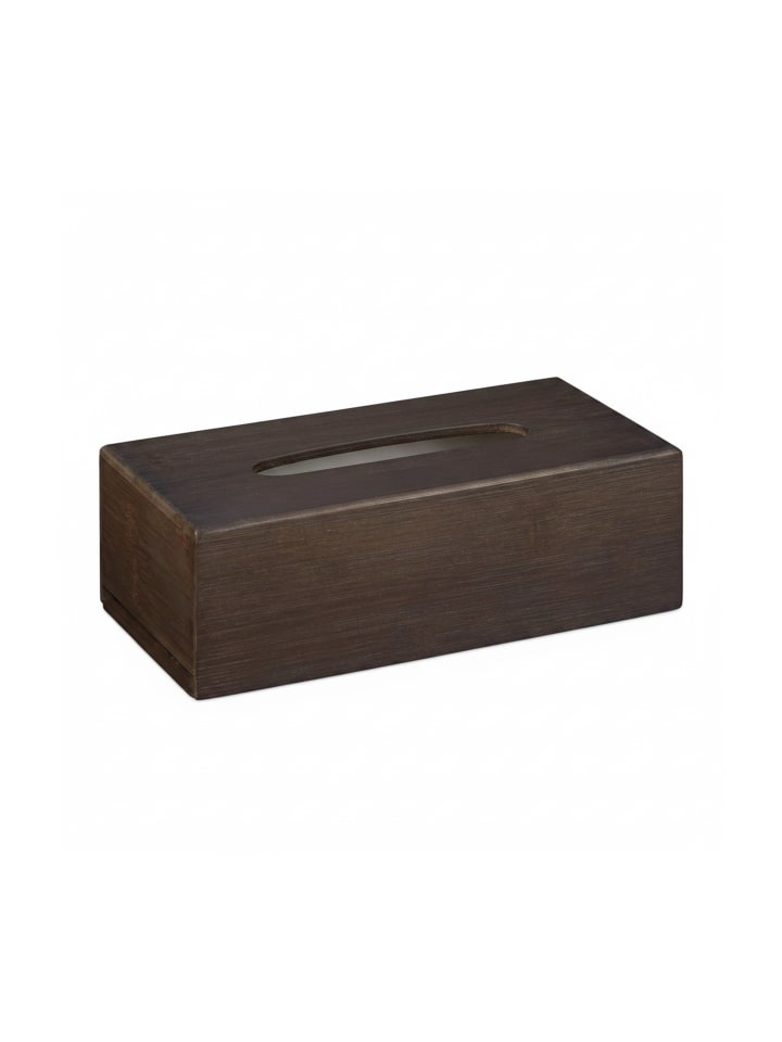 2 x Tücherbox in Dunkelbraun